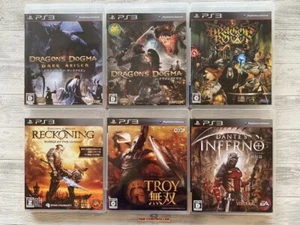 SONY PS3 Dragon's Dogma & Dragon's Crown & Reckoning & Troy & Dante's Inferno - Picture 1 of 14