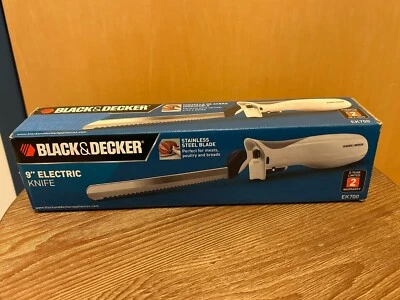 Black & Decker - CUCHILLO ELÉCTRICO 9" - Hoja de Acero Inoxidable - EK700 - Caja Abierta Foto 1 de 3