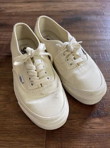 Vans Classic Schnürschuhe cremefarben Sneaker Unisex Herren 7,5 Damen 9 #721278 - Bild 1 von 6