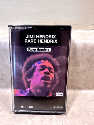 Jimi Hendrix RARE HENDRIX Cassette Tape 1981 Psychedelic Blues Rock PHX-320 Foto 1 de 4