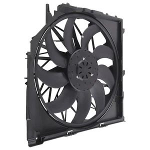 Radiator Cooling Fan & Brushless Motor for BMW X3 17113415181 17113442089 - Picture 1 of 12