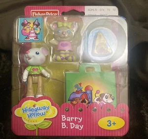 HIDEAWAY HOLLOW BARRY B DAY PLAY SET FIGURES- FISHER-PRICE NEW IN BOX - Picture 1 of 8