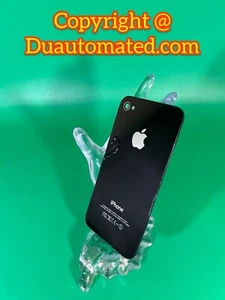 Genuine A1332 Apple iPhone 4 Black Glass Replacement Back Cover 100% Original - Picture 1 of 2