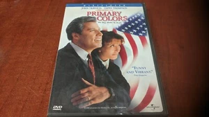 PRIMARY COLORS DVD JOHN TRAVOLTA EMMA THOMPSON GOOD CONDITION Ships Free - Picture 1 of 4
