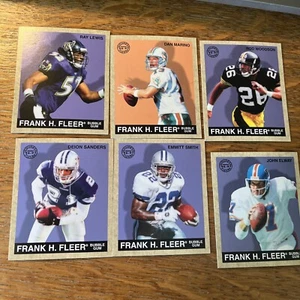 1996-1997 Fleet Goudey Football Cards - Picture 1 of 9