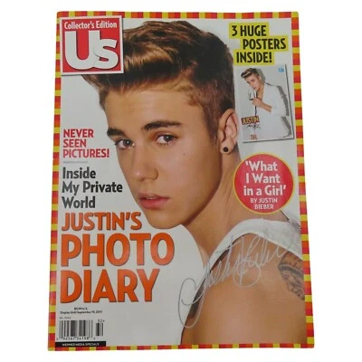 US Collectors Edition Justin Bieber 3 Posters Inside 2013 UPC 092567341986 - Image 1 of 4