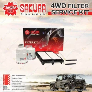 Sakura 4WD Filter Service Kit for Nissan Navara D40 YD25 4Cyl Refer RSK34C - Picture 1 of 2