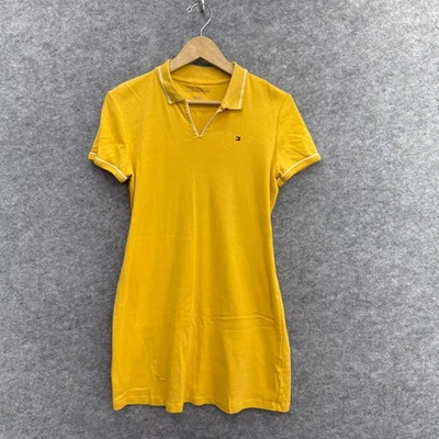 Tommy Hilfiger Collared Short Sleeve Polo T-Shirt Dress Women's, Yellow, Size PL - Image 1 of 4