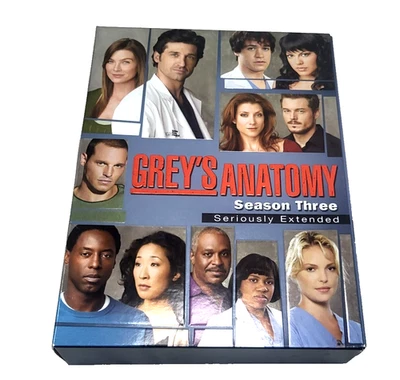 Grey's Anatomy: Season Three (Seriously Extended) (DVD, 2006) Extras USA Region - Image 1 of 4