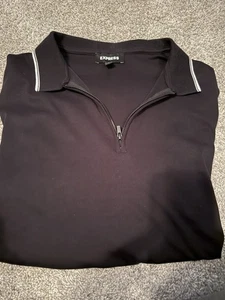 Express Poloshirt Herren Medium Schwarz Neu - Bild 1 von 4
