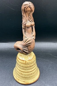 Kunst Keramik Meerjungfrau Glocke - Bild 1 von 5