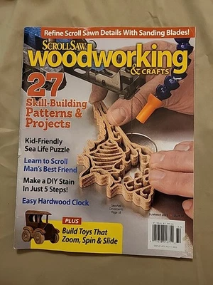 Scroll Saw Wood Working & Crafts Magazine Sea Life Puzzle Pattern Issue 91 2023 - Image 1 of 3