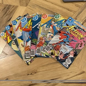 Action Comics 8 Hefte Lot 430 479 481 490 491 492 495 498 1. super mobil! Lex - Bild 1 von 5