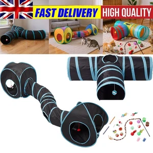 Pop Up Cat Tunnel Pet Hides Tree Puppy Tube Kitten Play Toy Rabbit For Cat Kitty - Picture 1 of 29
