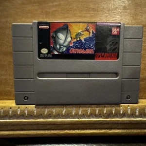 Super Nintendo SNES Ultraman Original Game Cartridge 1991 - Picture 1 of 5