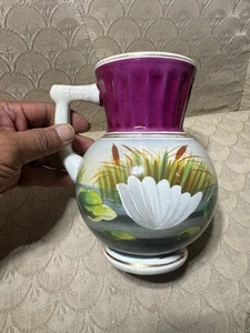 Knowles Taylor Knowles Floral Eisenstein Krug - 7,25" hoch - Bild 1 von 12