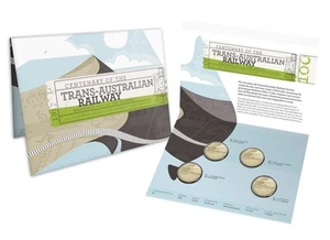 Australia: 2017 $1 Trans-Australian Railway BCMS Marks UNC Set of 4 - Bild 1 von 1