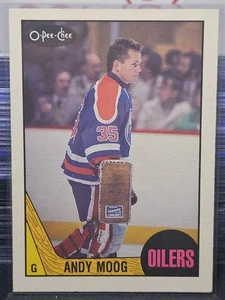87-88 O-Pee-Chee Andy Moog 🚨🚨🚨 Edmonton Oilers - Picture 1 of 4