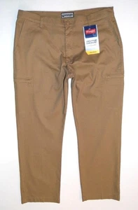 WRANGLER - Pantalone Cargo Uomo NUOVO Relaxed Fit 36"W X 30"L Marrone Escursionismo - Foto 1 di 4