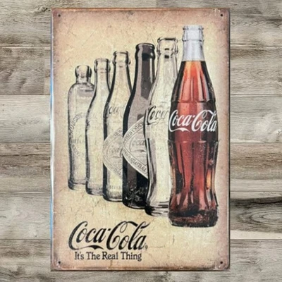 Coke Coca-Cola 8 x 12 Novelty Metal Sign Shrink-wrapped New! - Image 1 of 2