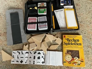 Reise Spiele - Etui Mappe - Rommee, Skat, Knobeln … - Bild 1 von 2