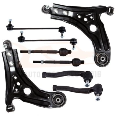 Front Steering 8x Lower Control Arms Tie Rods Kit Fits 2005-2008 Pontiac Wave Foto 1 de 4