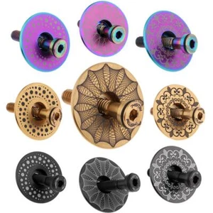 Titanium Alloy  Headset Stem Cap Cover  Screw Bike Decor - Picture 1 of 22