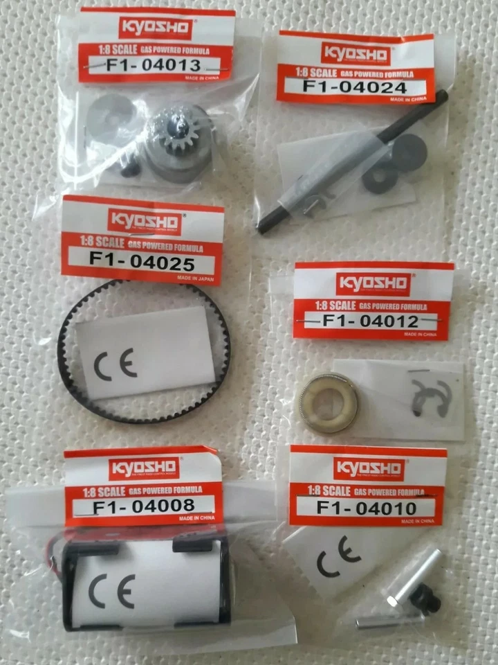 Kyosho 1/8 Ferrari F1 Lotto n°6 04008 04010 04012 04013 02024 02025 (Ricambi) - Immagine 1 di 1