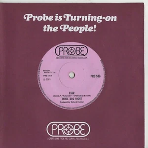 Three Dog Night - Liar (7" Single 1969) VG+ - Picture 1 of 2