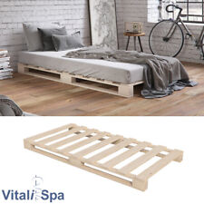 VitaliSpa cama de palés cama de madera mueble de palés 100x200 cm armazón