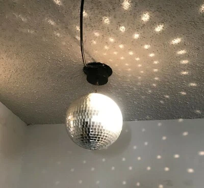 American DJ M-300 Mirror ball with rolling motor Dedicated spot light 8 inches - Image 1 of 3