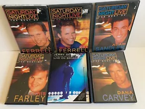SNL Best of Comedians W. Ferrell, C Farley, D Carvey, Sandler, Seinfeld DVDs - Picture 1 of 2