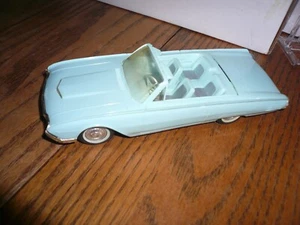 1961 Ford Thunderbird Convertible Dealer Promo Friction Car - Lt. Blue - Picture 1 of 5