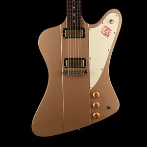 Pre Owned Epiphone Joe Bonamassa Treasure Firebird I Polymist Gold With Gig Bag - Picture 1 of 14