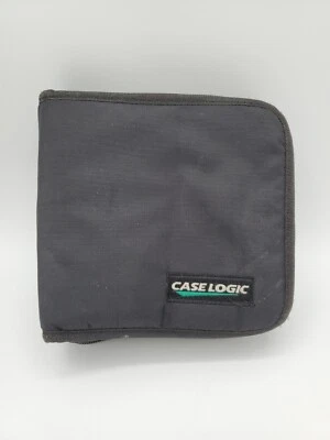 Vintage Case Logic CD/DVD Case Storage Organizer 18-Pages 36 Capacity Nylon Prop - Image 1 of 4