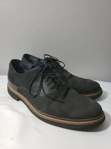 Cole Haan Mens Shoes 11.5 M Gray Leather Suede Two Tone Casual Derby C10776 - Picture 1 of 5