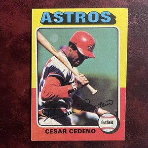 1975 Topps Set CESAR CEDENO #590 HOUSTON ASTROS - EX-MINT *HIGH GRADE - Picture 1 of 2