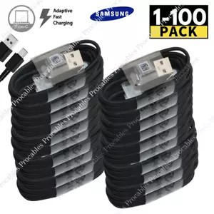 USB Type C Fast Charging Cable For Samsung Galaxy S8 S9 S10 Plus Note9 Wholesale - Picture 1 of 19