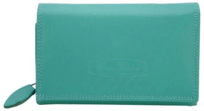 RFID Leder Damen Geldbörse Großes Portemonnaie Brieftasche für Frauen viel Platz - Bild 1 von 4