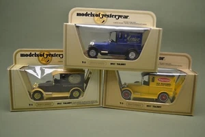 Matchbox Y-5 1927 Talbot 1:47 set. 3 pz Made in England confezione originale - Foto 1 di 3