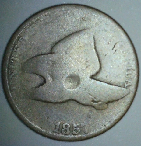 1857 FLYING EAGLE CENT Historic Pre-Civil War Copper Nickel Penny Coin Lot JL22S Cover