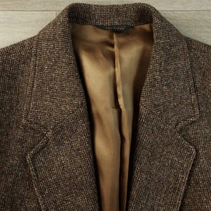 Pendleton Vtg USA Tweed Blazer Men's 42L Slim Wool Two Button Single Vented - Picture 1 of 16