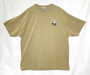 Three Stooges Old Guys Rule T-Shirt Tee 2011 Mens Brown Size 2XL - Picture 1 of 11