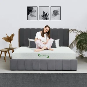 Canadian Gel Infused Medium Firm Orthopedic Reversible Foam Mattress in a Box - Picture 1 of 7