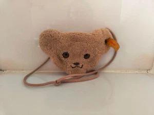 Steiff Plüschtier Teddykopf Kinder Geldbörse 1980er Jahre - 500050 - Picture 1 of 3