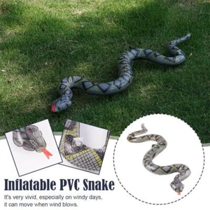 Inflatable Snake Jungle Zoo Animal Beach Summer Pool Q1 Gift Decoration N2 D4P6 - Picture 1 of 7