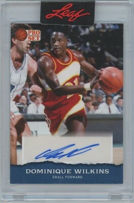 2022 LEAF PRO SET #PSA-DW1 DOMINIQUE WILKINS 1 OF 6 AUTO - Image 1 of 2