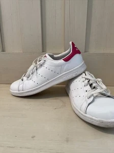 Adidas Women's Superstar Stan Smith Sneakers White Pink Size 6 - Picture 1 of 5