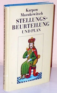 SCHACH CHESS - Karpov/Mazukewitsch: Stellungsbeurteilung und Plan - Picture 1 of 2