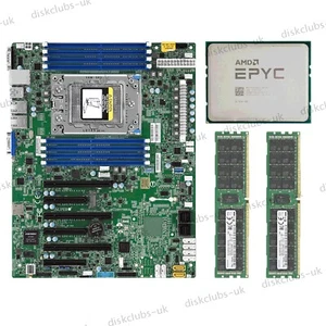 Supermicro H11SSL-i Motherboard + AMD EPYC 7551P + 2x Samsung 16GB/32GB/64GB RAM - Bild 1 von 12